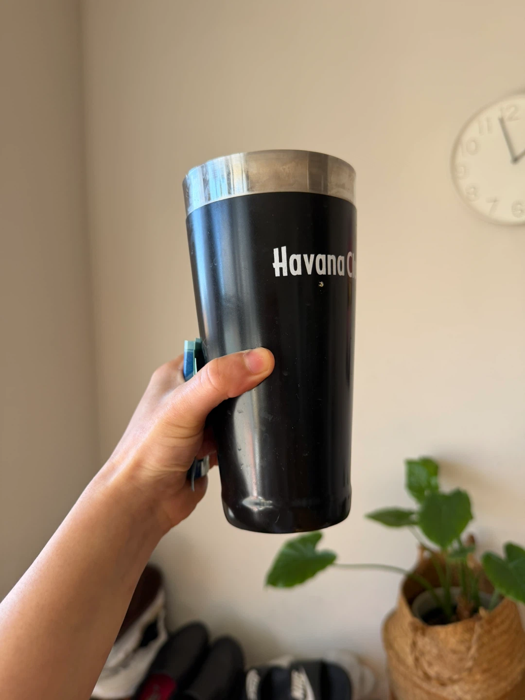 Havana Club black stainless steel tumbler
