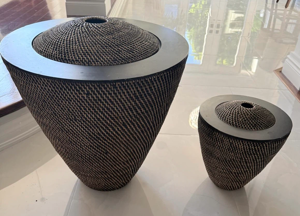 set of two baskets
