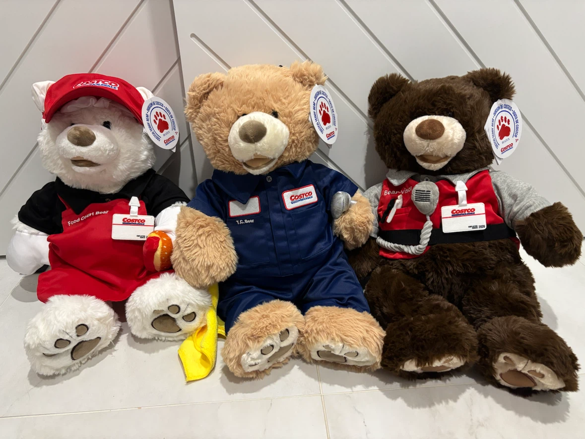 LIMITED EDITION ! COSTCO BEAR COSTCO TEDDY BEARS SET OF 3, NWT - photo 2