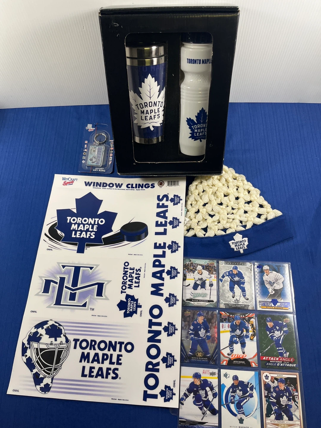 Marner 9-Card Lot + Leafs Gift Set & Hat (Free Keyring/Clings - photo 4