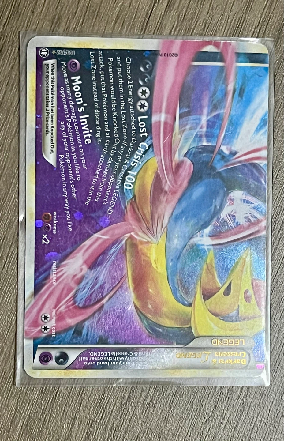 Darkrai & Cresselia LEGEND Pokemon Trading Card