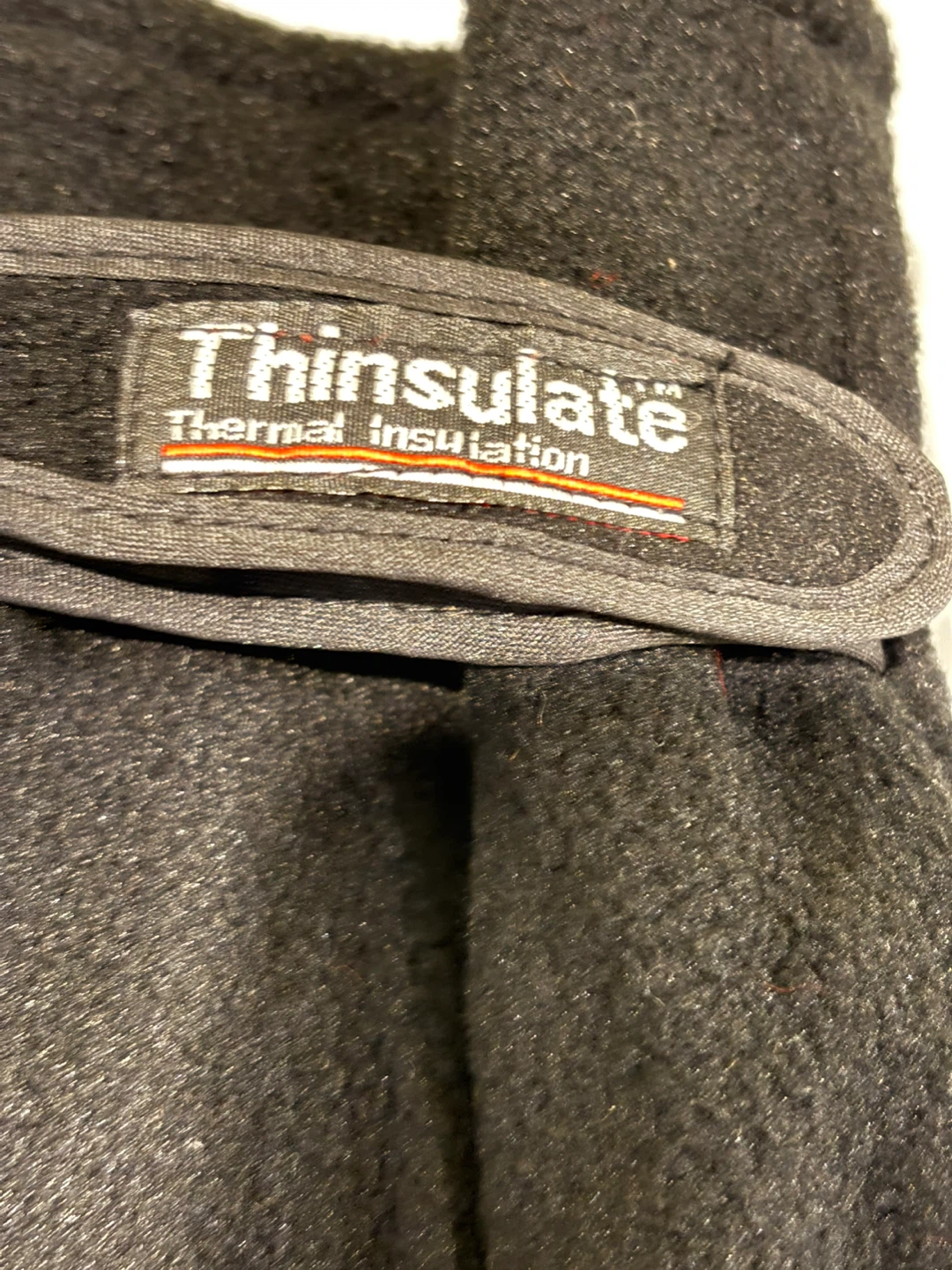 Thinsulate Black Fleece Winter Gloves - photo 2