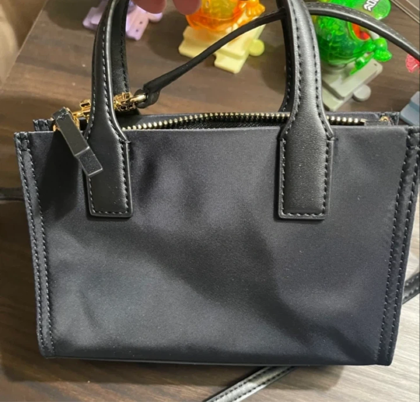 Tory Burch Black Nylon Mini Tote - photo 5