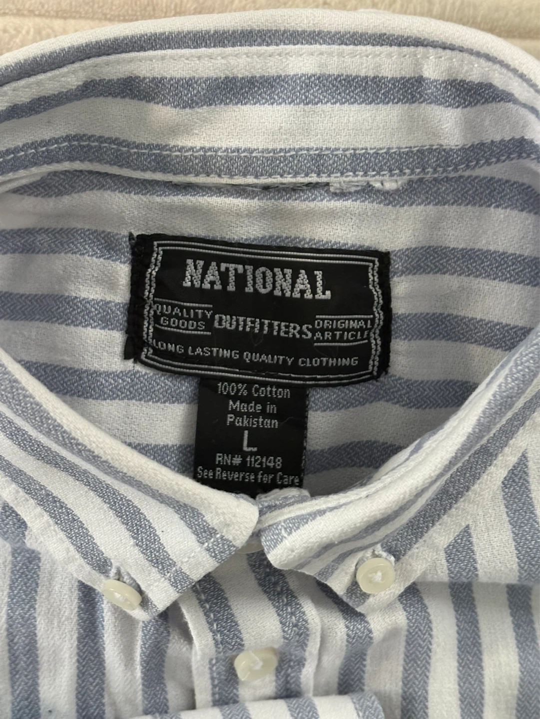 National Outfitters Striped Button-Down Shirt - photo 5