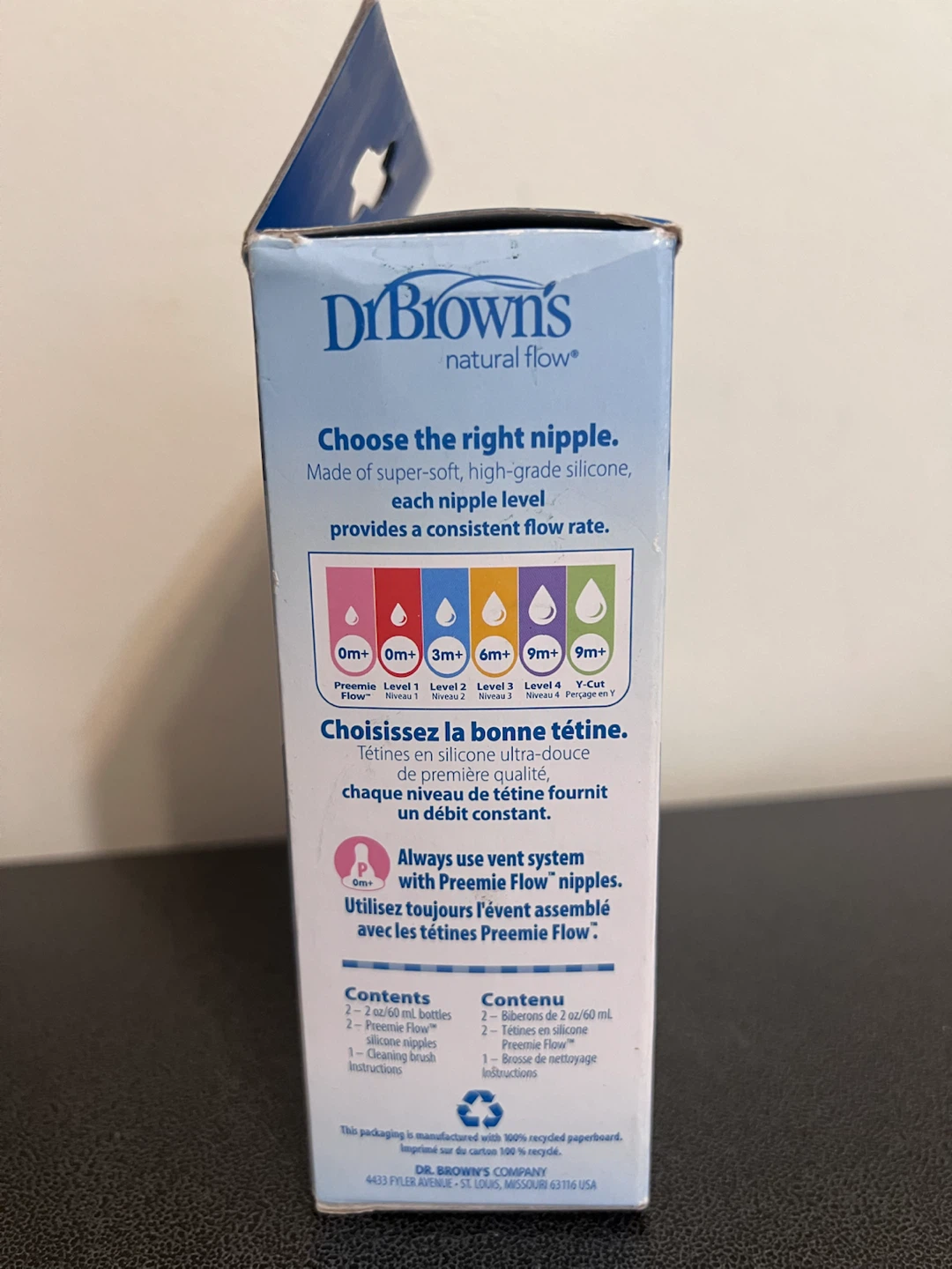 Dr. Brown’s Anti-Colic Bottles – Preemie & Newborn – 2 Pack-new - photo 2