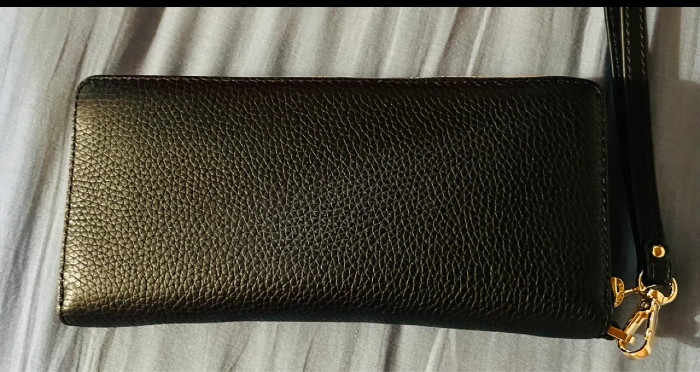 Michael Kors Black Zip-Around Wallet with Wristlet - photo 2