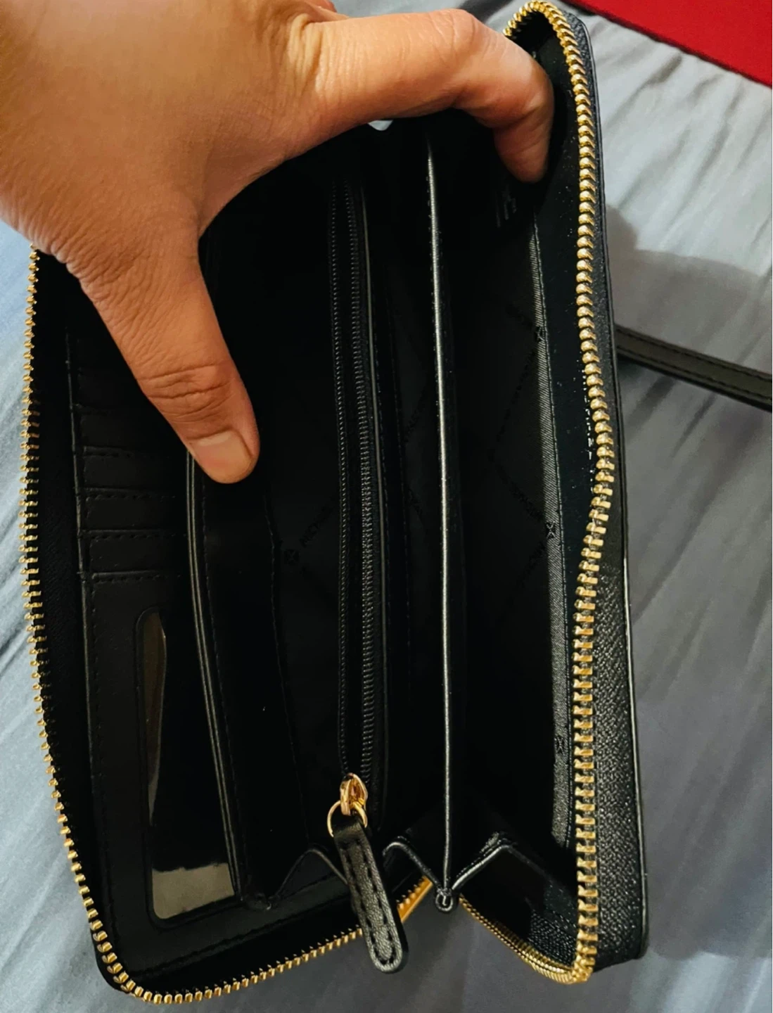 Michael Kors Black Zip-Around Wallet with Wristlet - photo 4