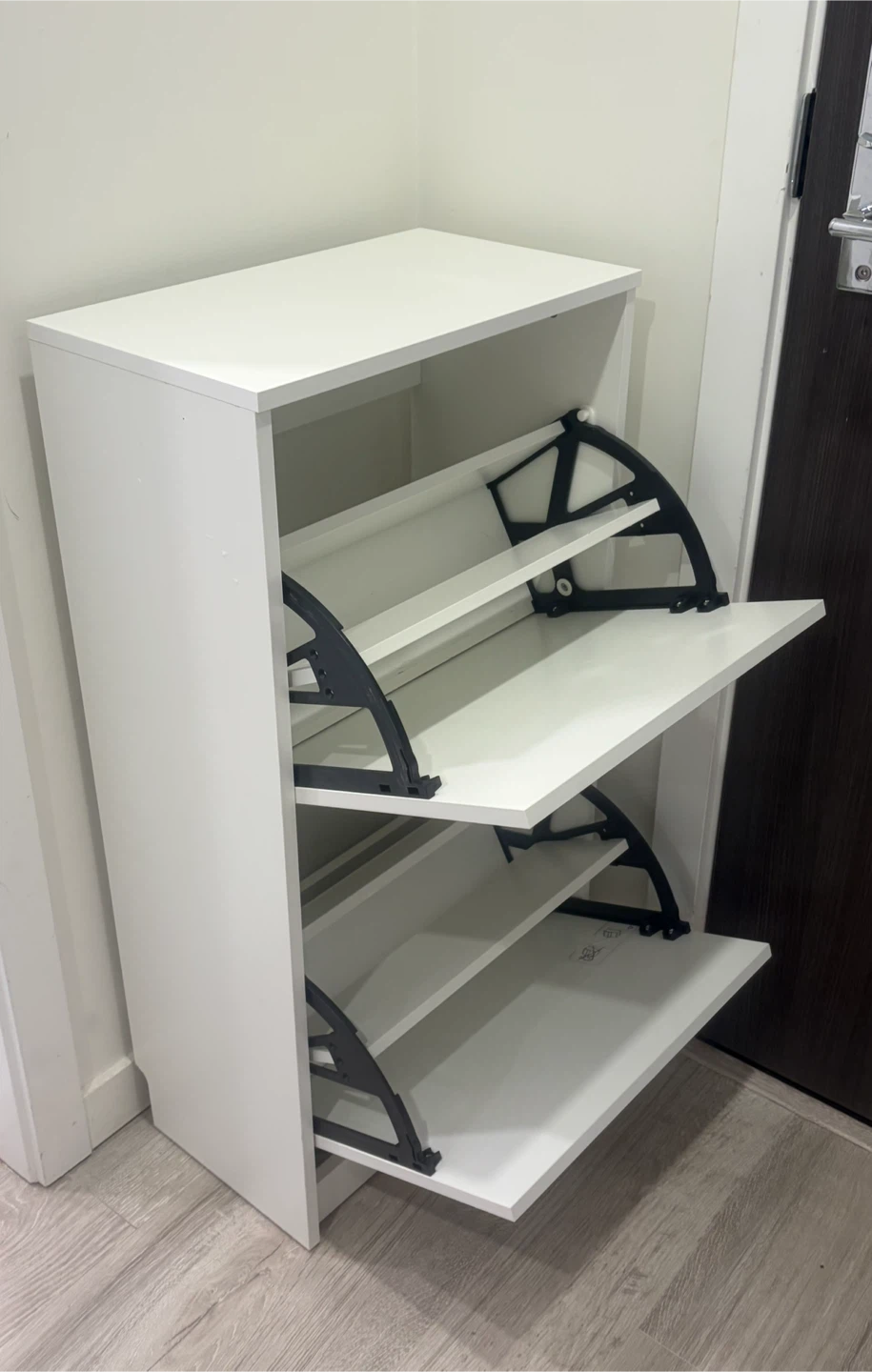 IKEA BISSA 2-Compartment Shoe Cabinet - photo 3