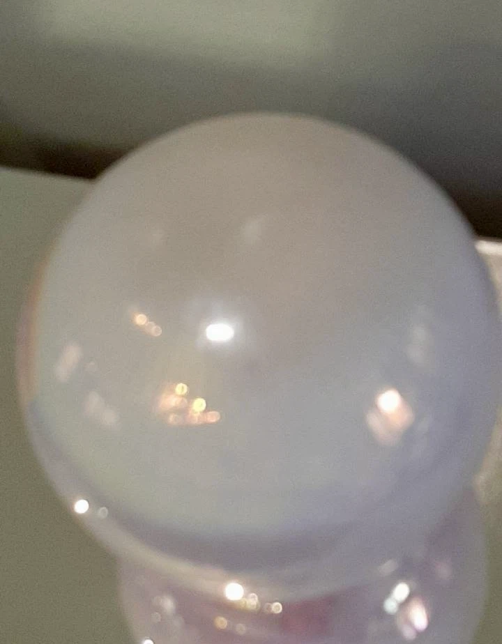 Iridescent Glass Globe Lamp Shade - photo 3