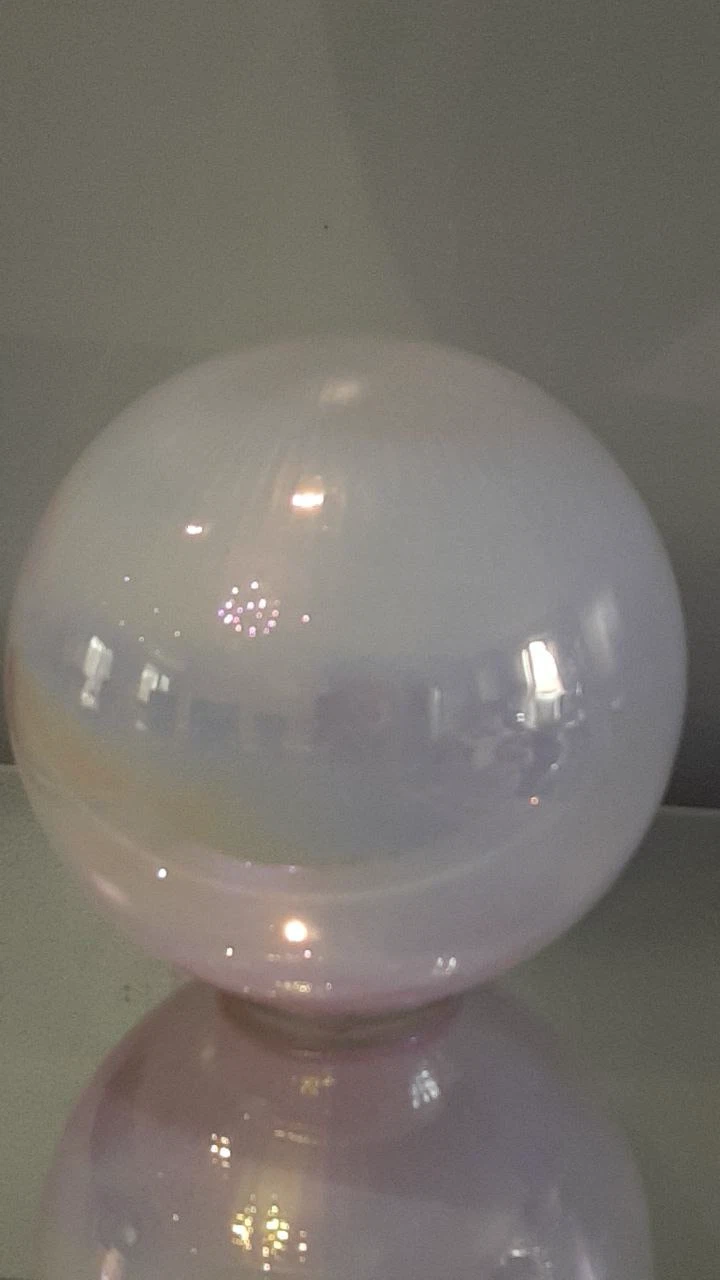 Iridescent Glass Globe Lamp Shade - photo 4