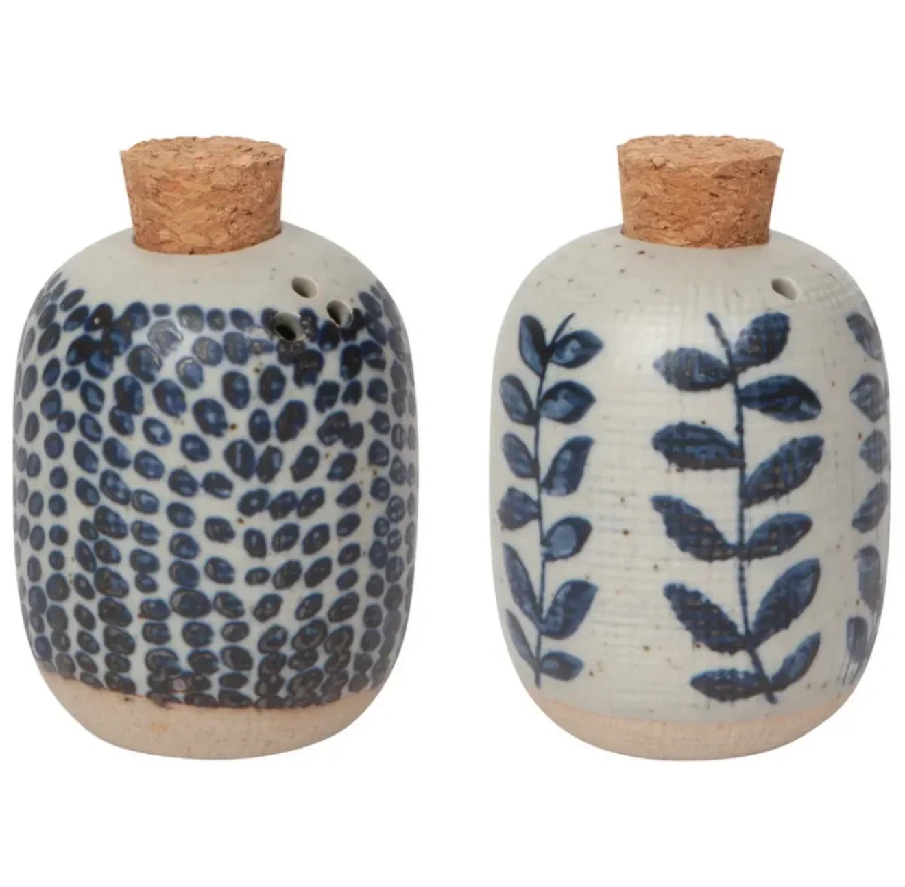 Danica Heirloom Ceramic Stoneware Salt and Pepper Shakers New - photo 2