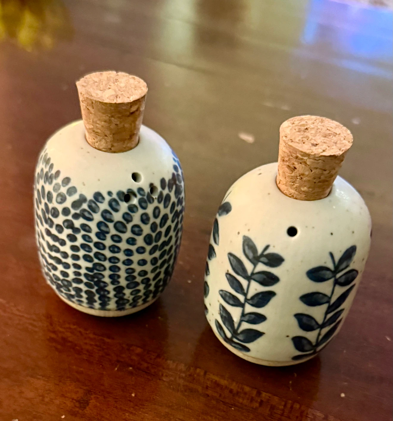 Danica Heirloom Ceramic Stoneware Salt and Pepper Shakers New - photo 3