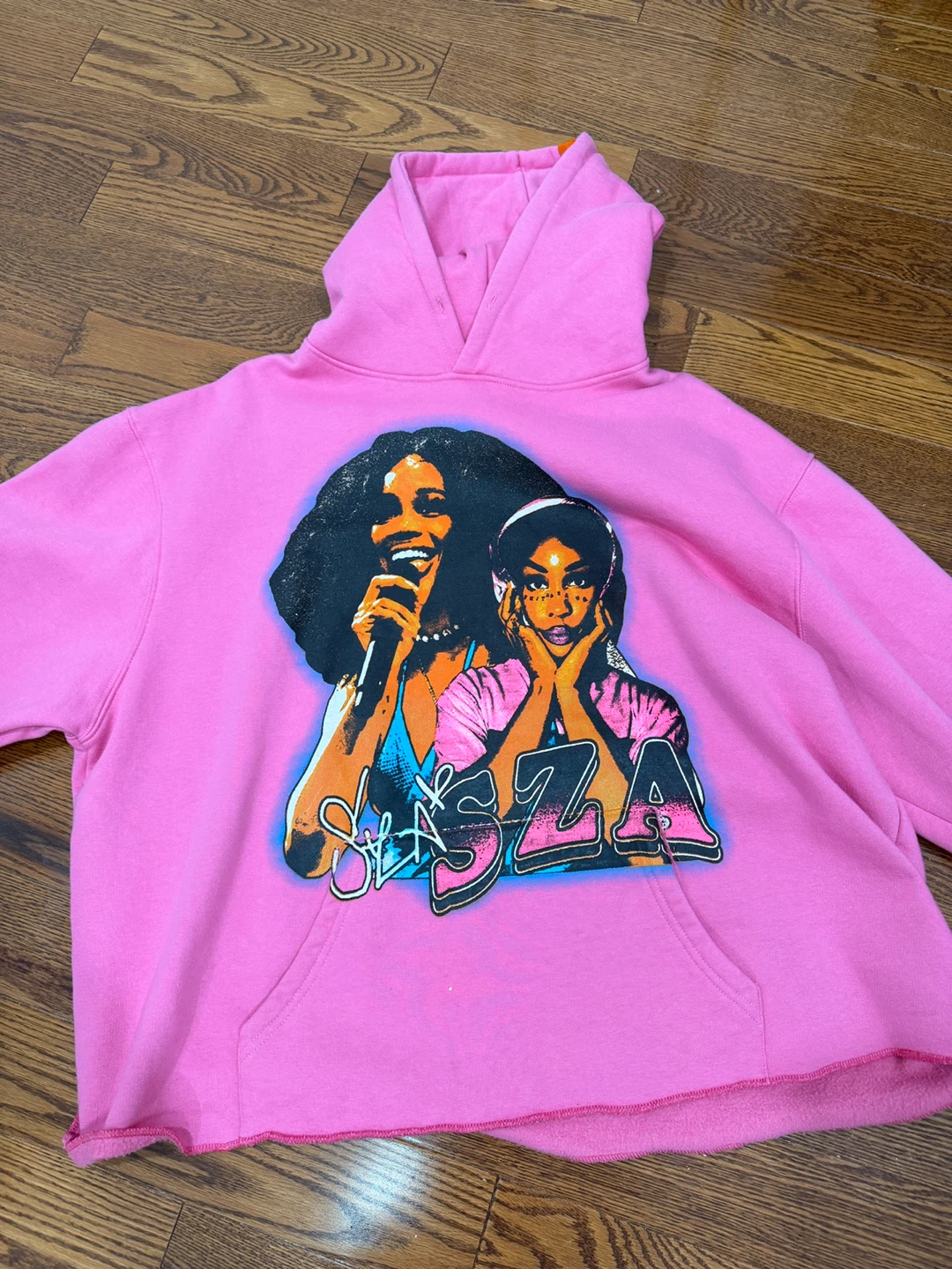 NEED GONE | SZA Pink Graphic Hoodie