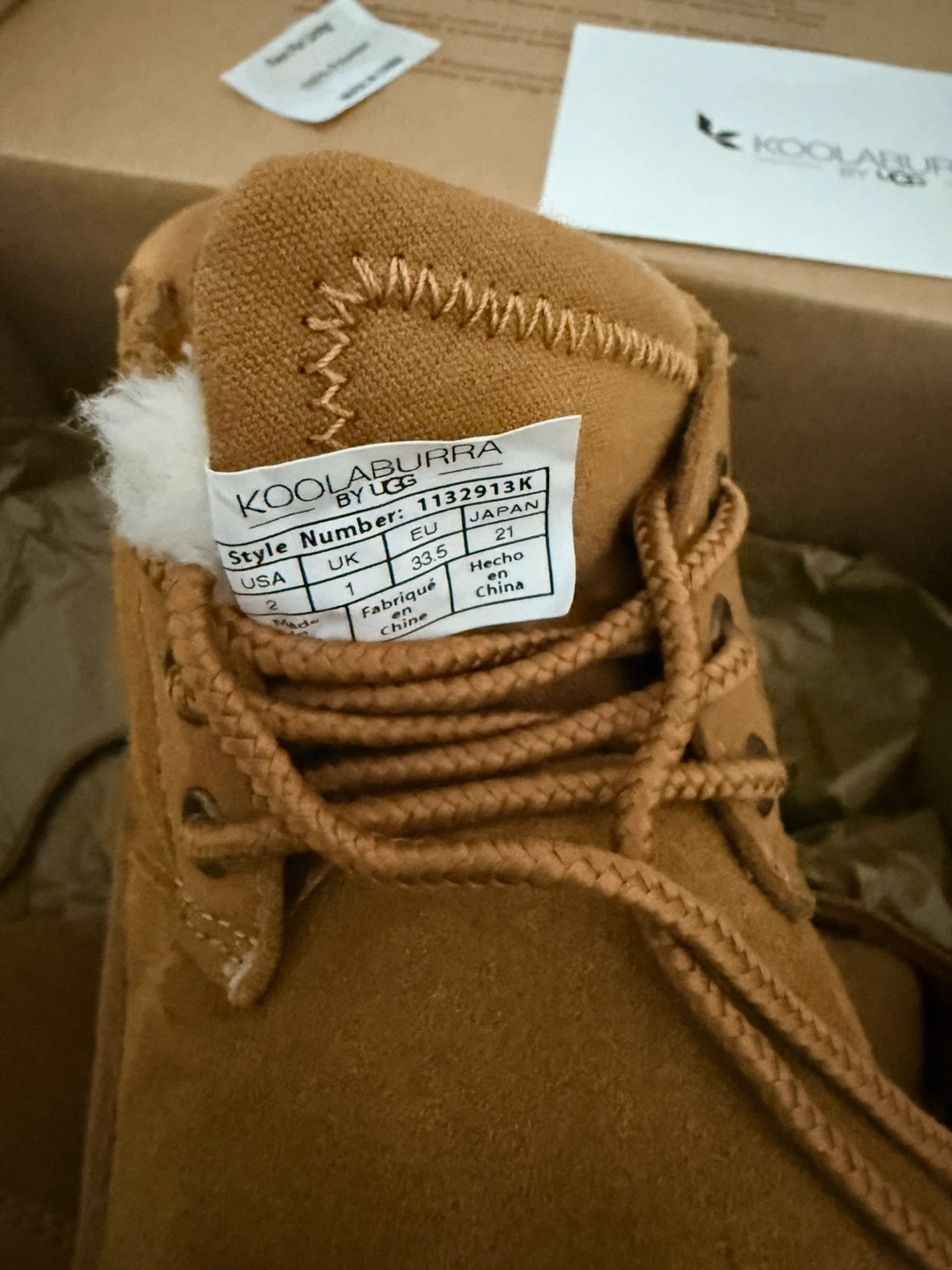 Koolaburra by Uggs K Advay Boys size 2 - photo 3