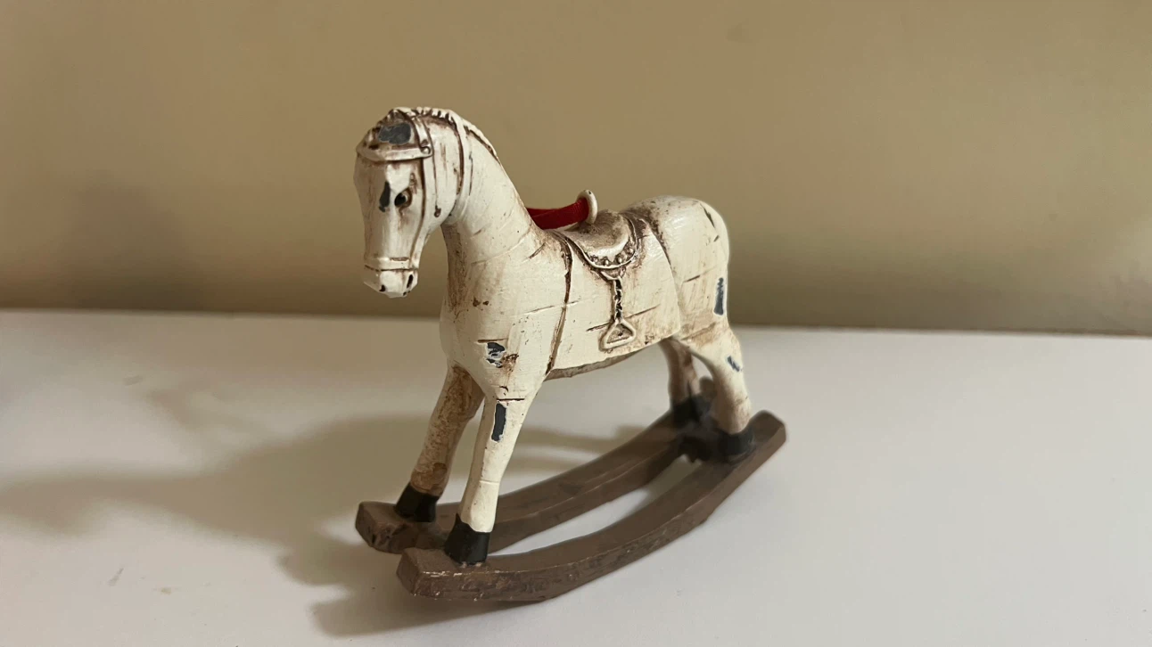 Vintage Style Rocking Horse Ornament