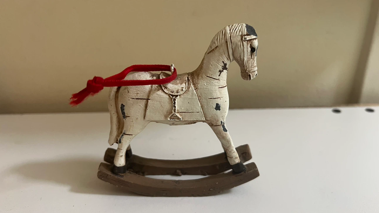 Vintage Style Rocking Horse Ornament - photo 2
