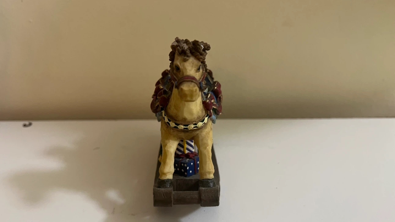 Decorative Rocking Horse with Teddy Bear - photo 3
