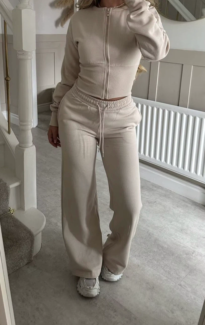 Beige Tracksuit Set - photo 2