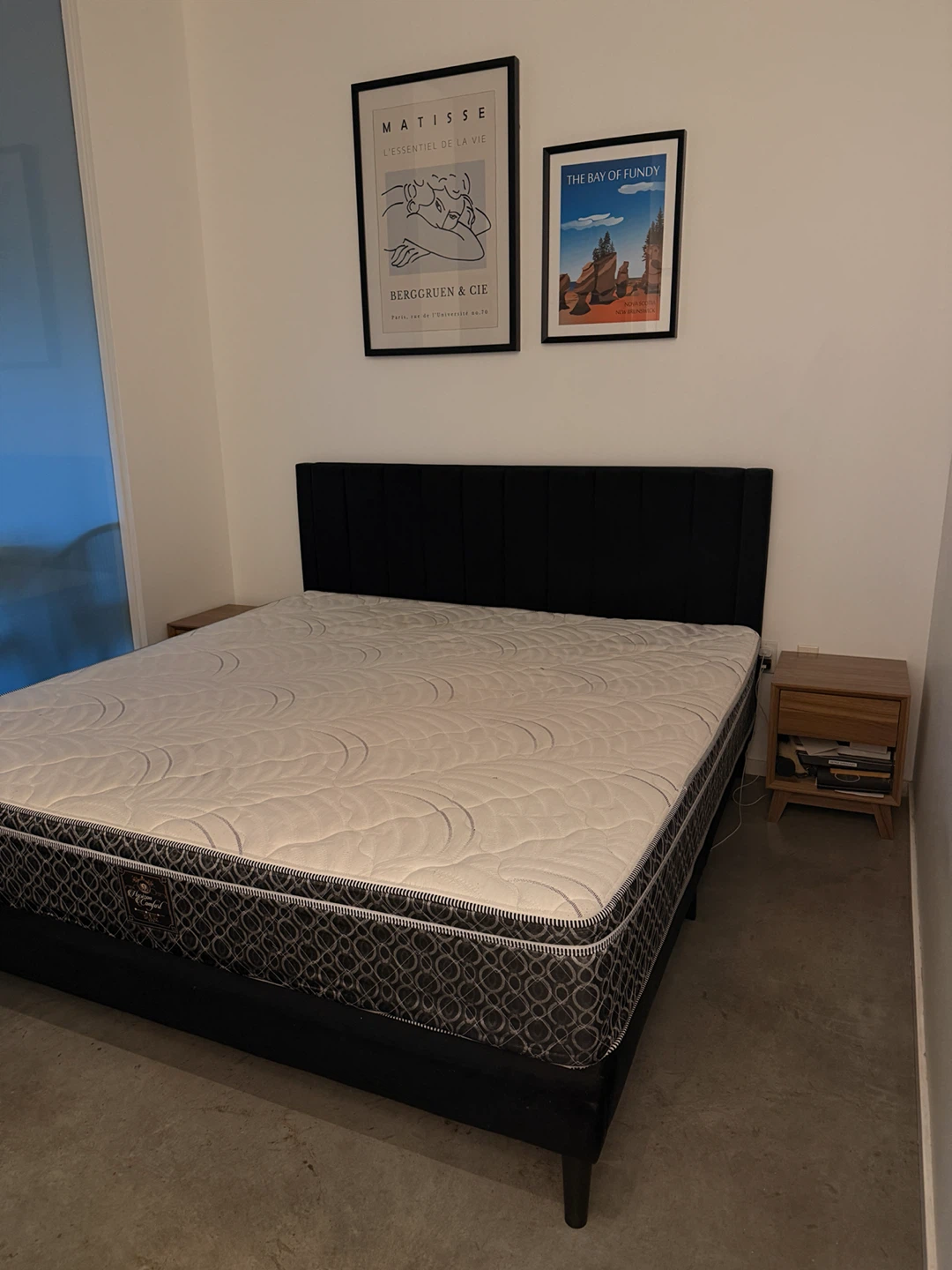 Black Upholstered King Bed Frame - photo 3