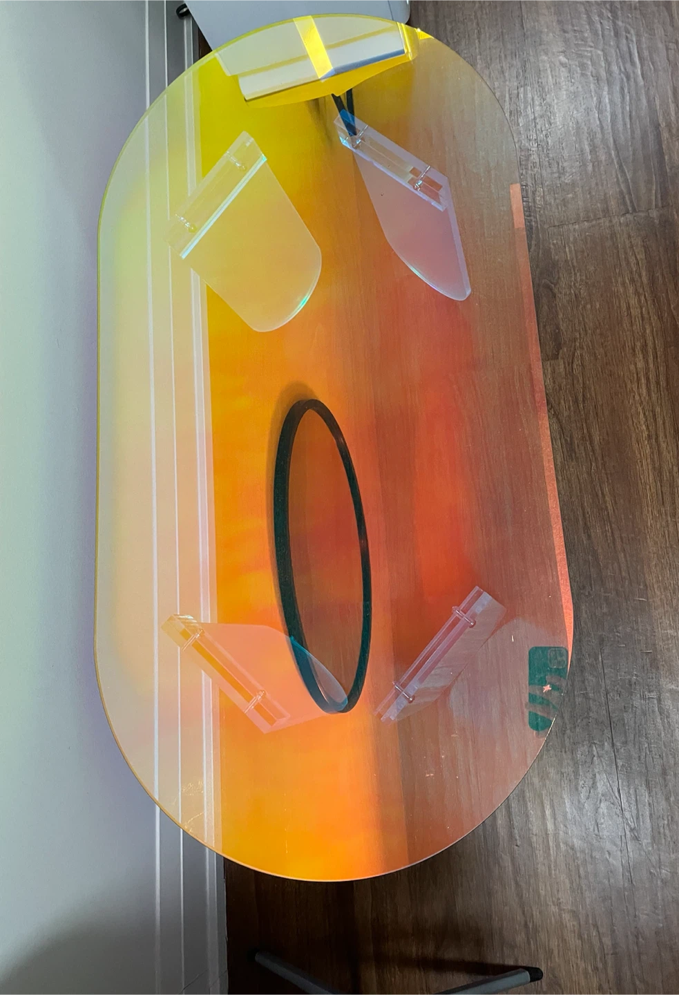 VEVOR Iridescent Acrylic Coffee Table - photo 2