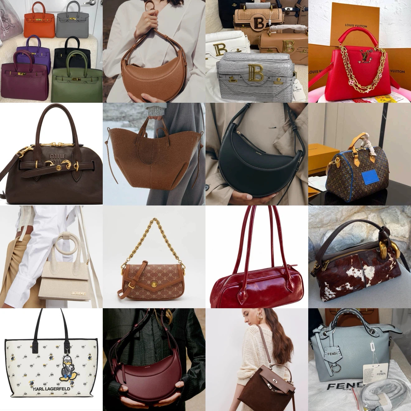 Assorted Designer and Premium Handbags