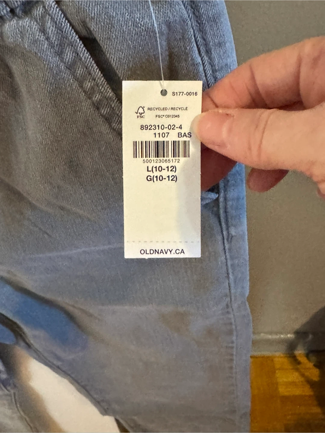 BNWT Old Navy Boys Pull-On Straight Jeans Grey - photo 2