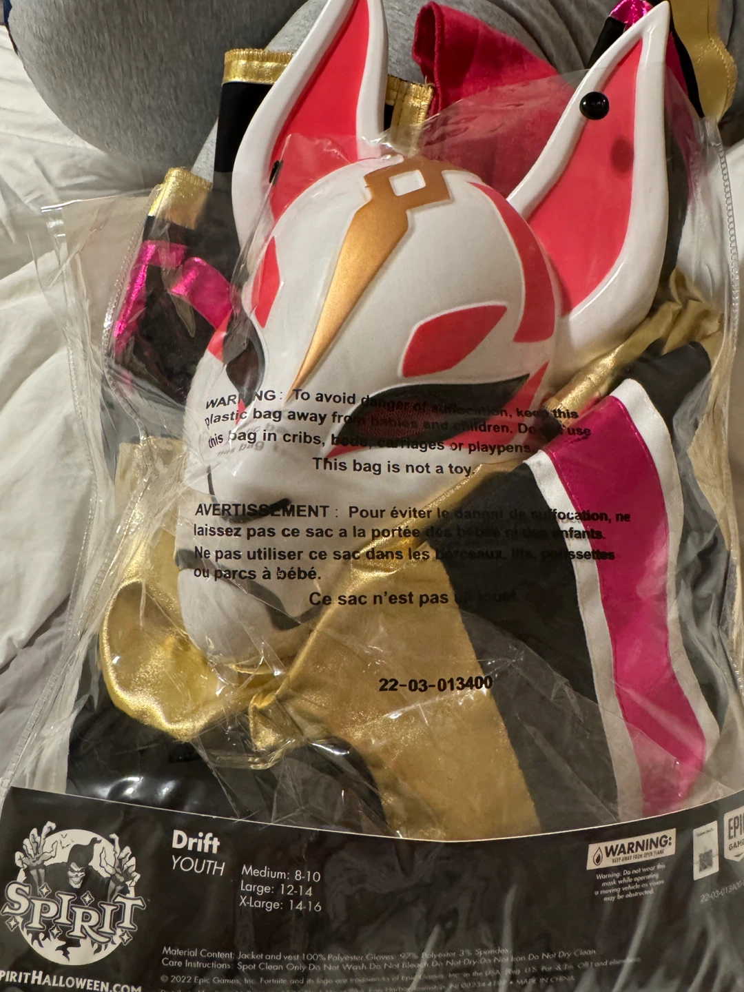 Fortnite Drift Halloween Costume – Youth Large (12-14) - photo 2