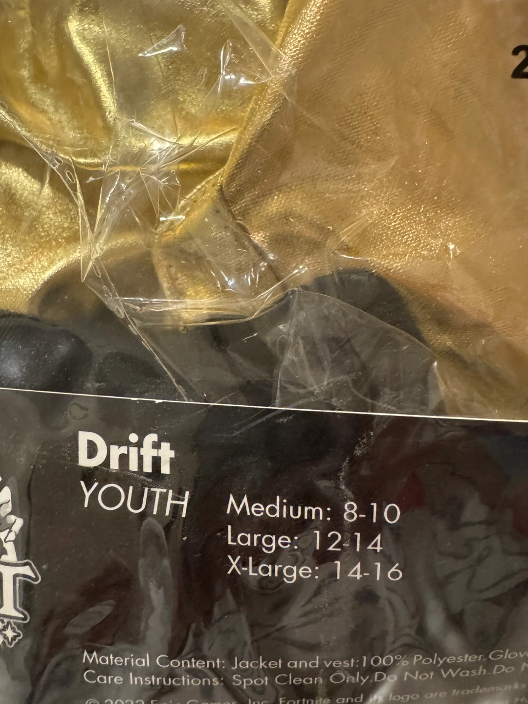 Fortnite Drift Halloween Costume – Youth Large (12-14) - photo 3