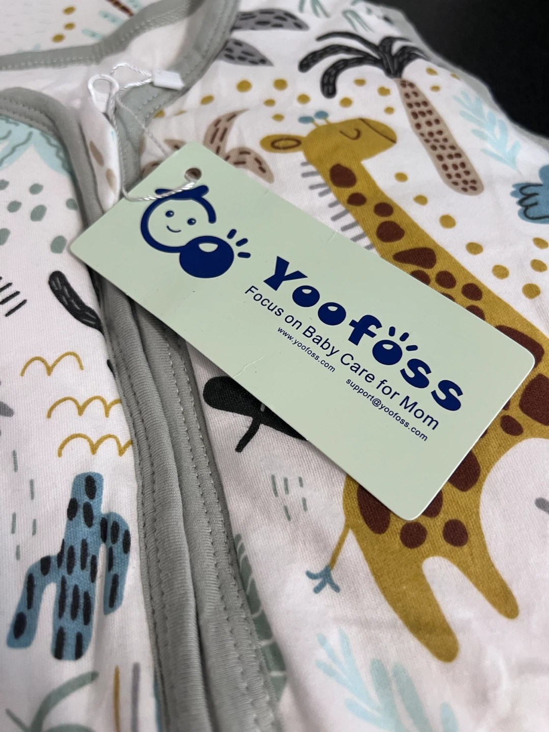 🦒 YooFoss Organic Cotton Baby Sleep Sack – 12–18 Months - photo 2