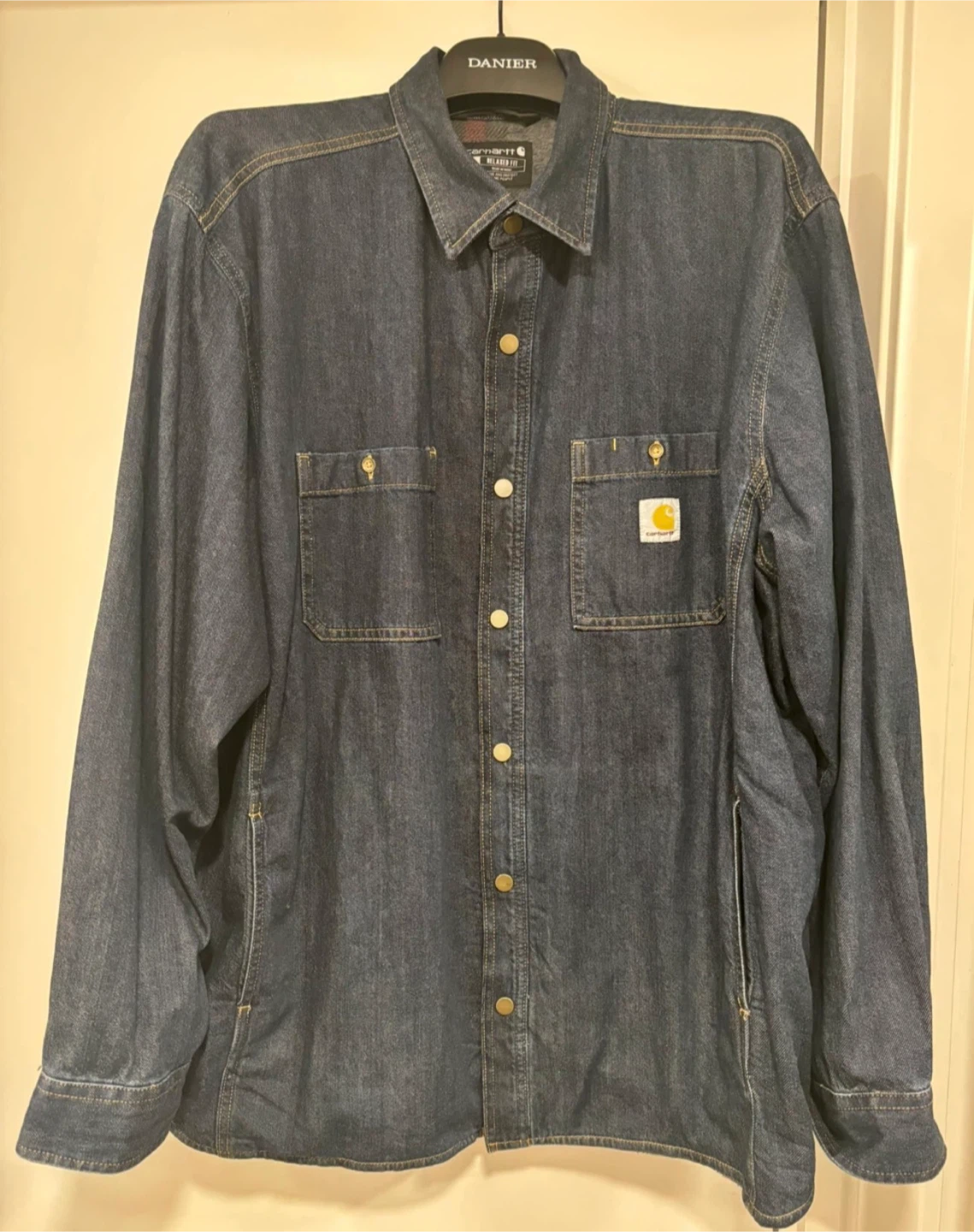 LIKE NEW - Carhartt Relaxed Fit Denim Jacket 2XL