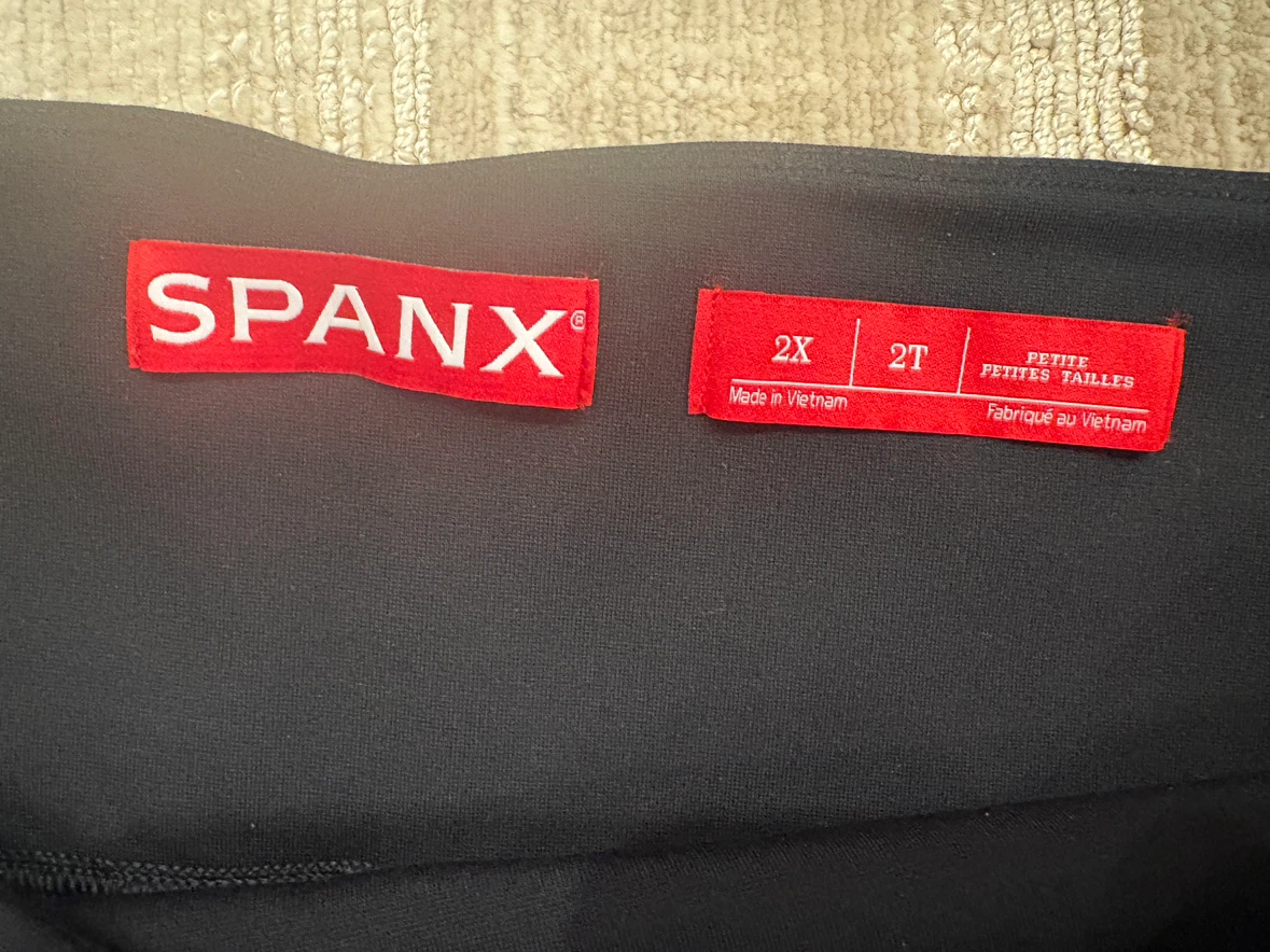 Spanx Black Size 2X Petite Length Casual Leggings Brand New - photo 3