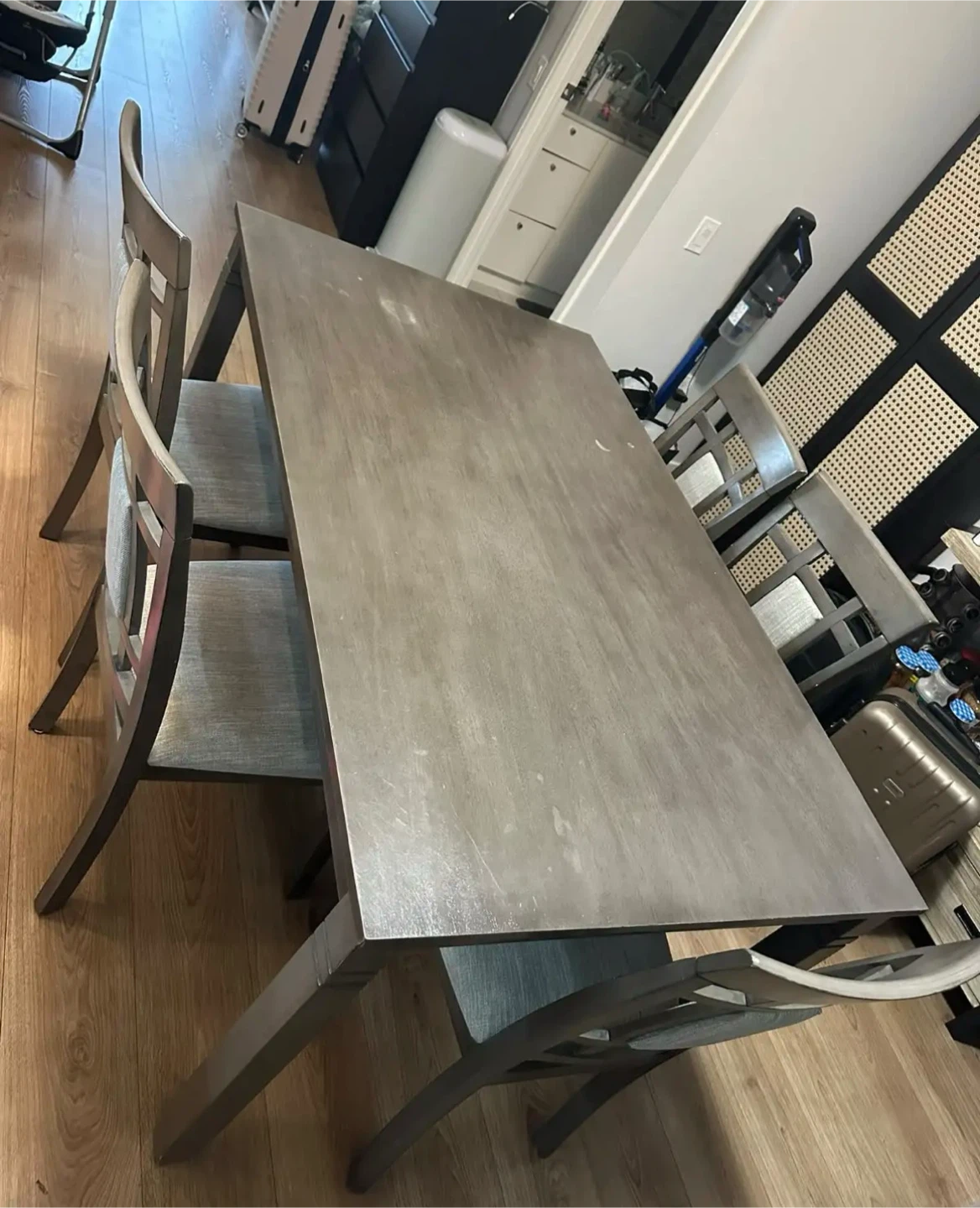 Grey Dining Set with 6 Chairs - photo 2