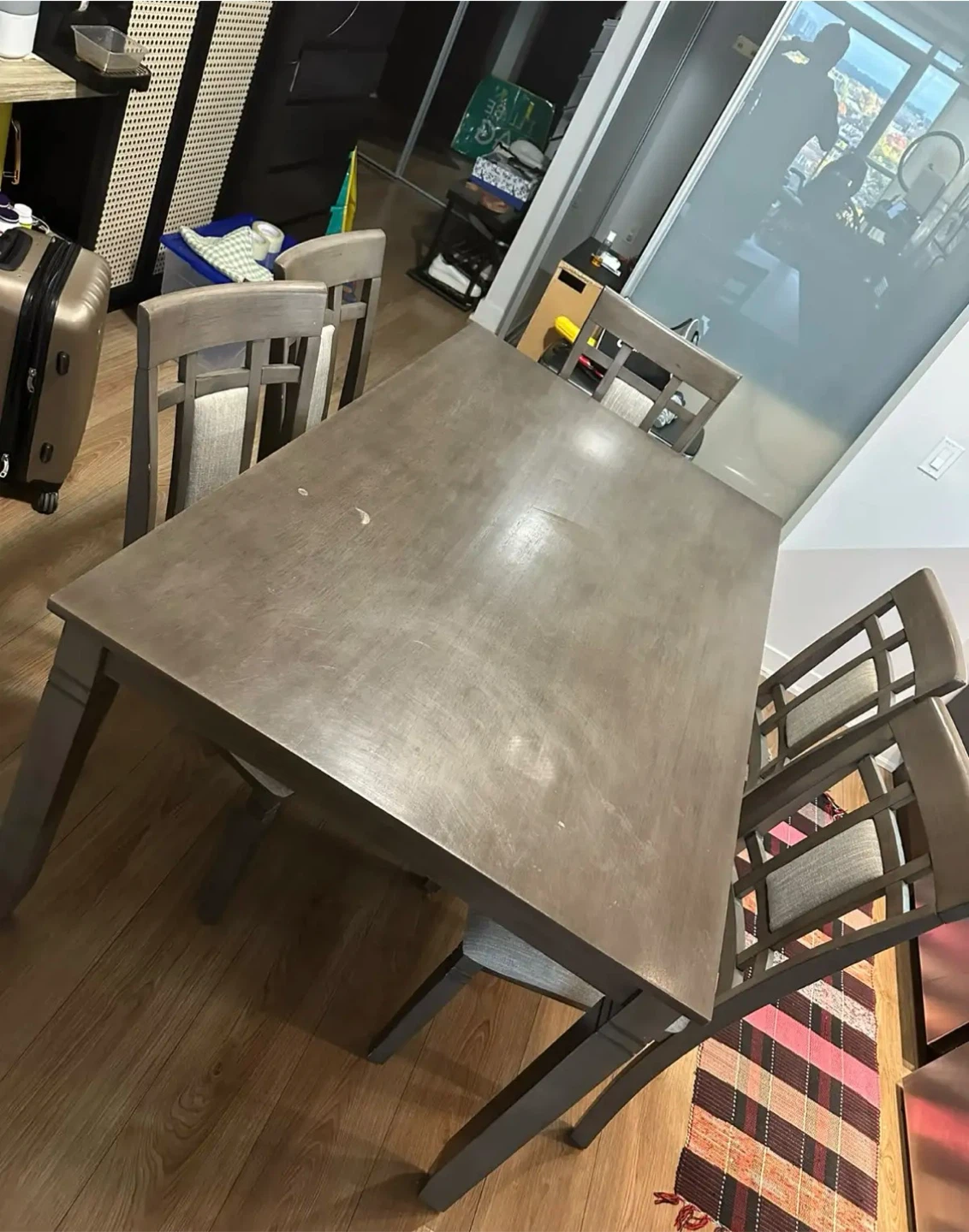 Grey Dining Set with 6 Chairs - photo 3