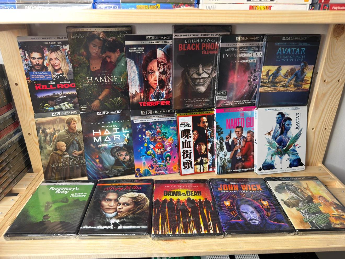 Blu-Ray 4K movies sealed