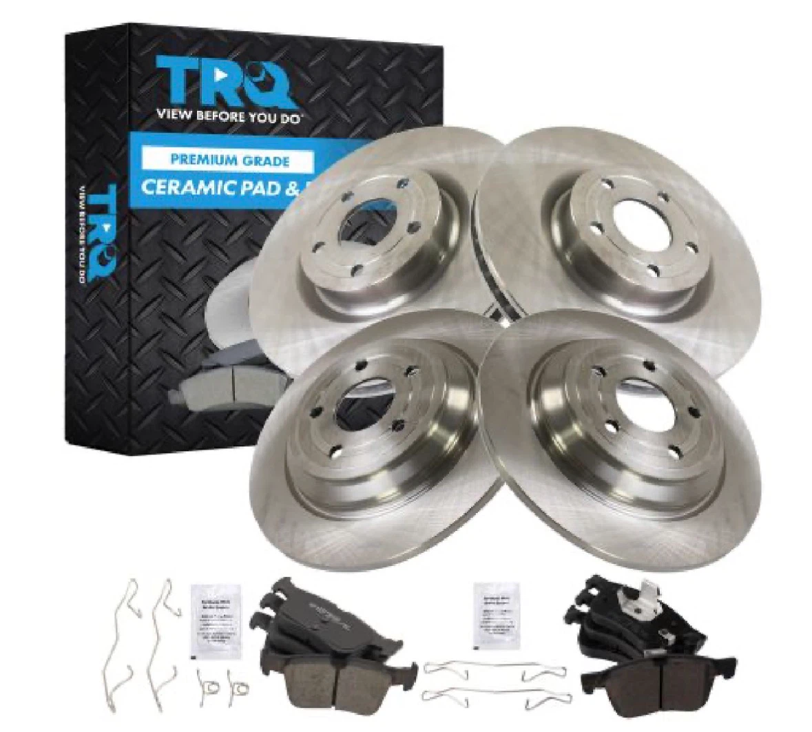 Ceramic Brake Pad and Rotor Ford & Lincoln Kit BKA03024