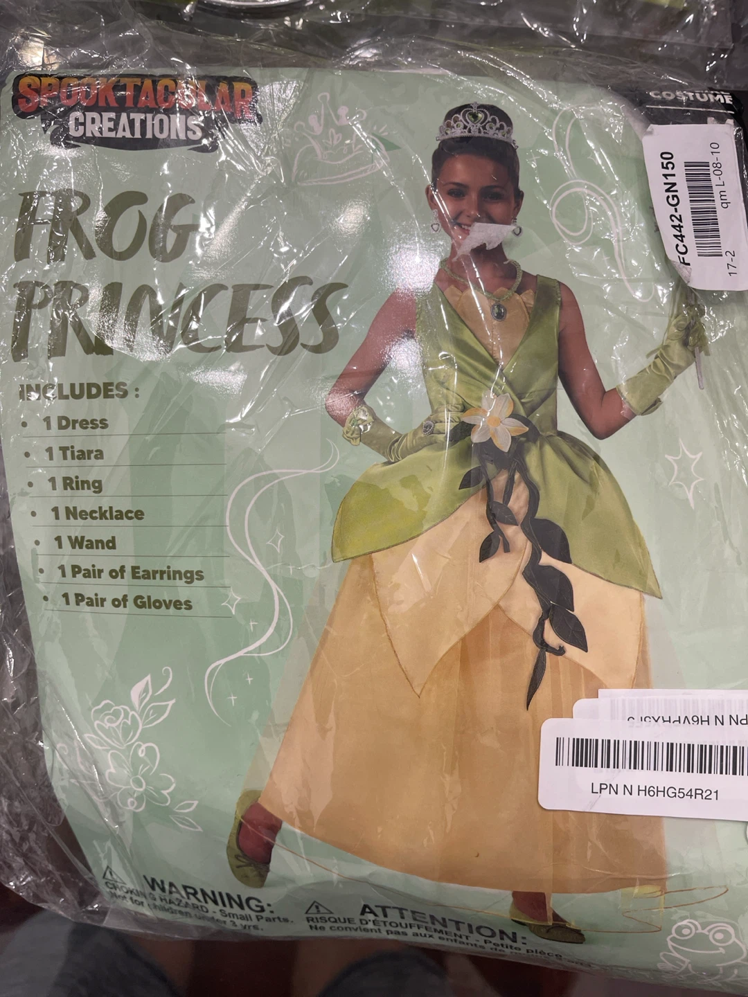 Spooktacular Creations Frog Princess Costume Set