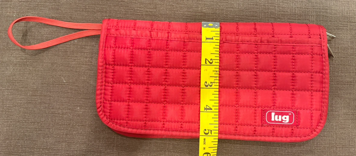 Lug Red Tango Travel Quilted Wallet Passport Holder - photo 3