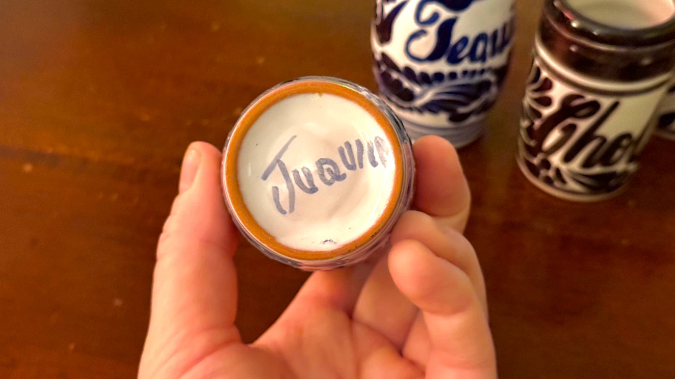 Talavera Hand-Painted Ceramic Mexican Shot Glasses 2oz - photo 4