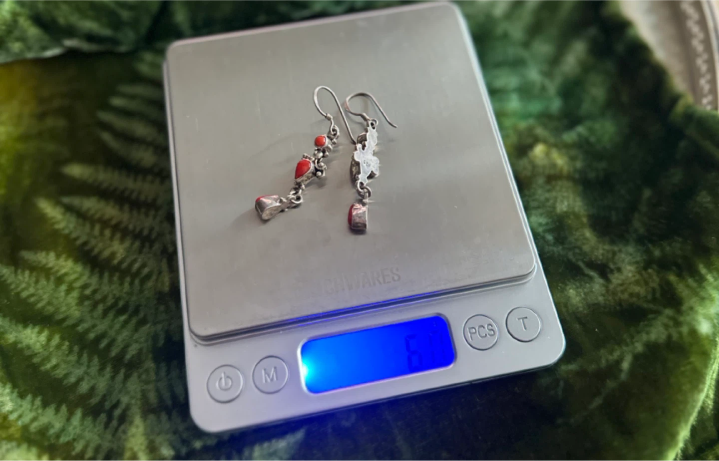 925 Vintage Sterling Silver and Coral Earrings - photo 5