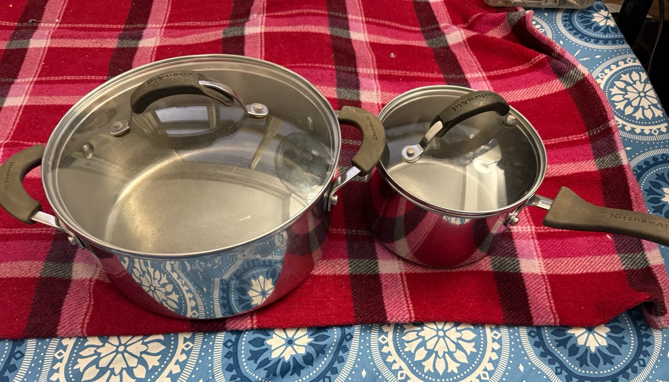 KitchenAid Stainless Steel Pot and saucepan with Lids