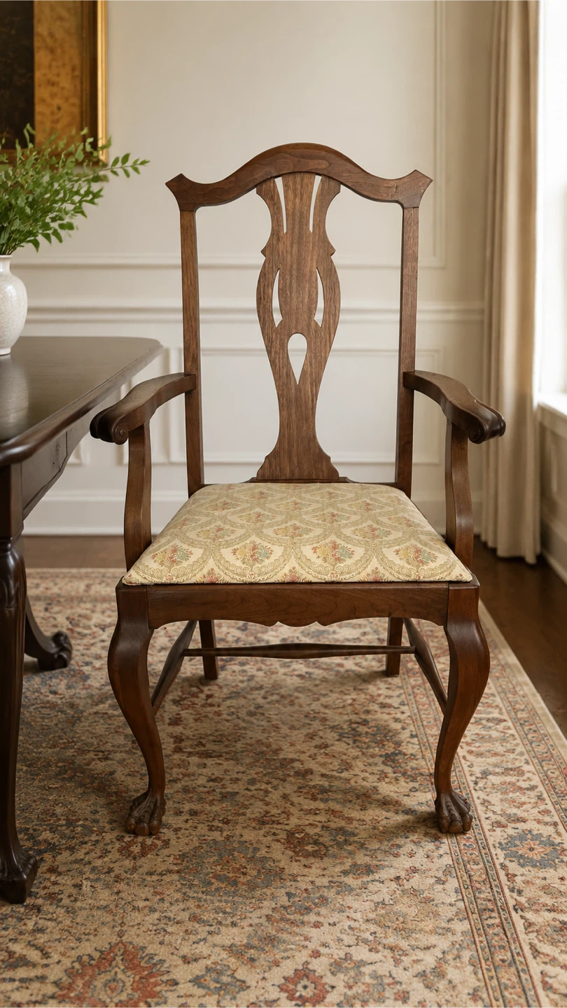 Chippendale Style Dining Chair- Set of 7