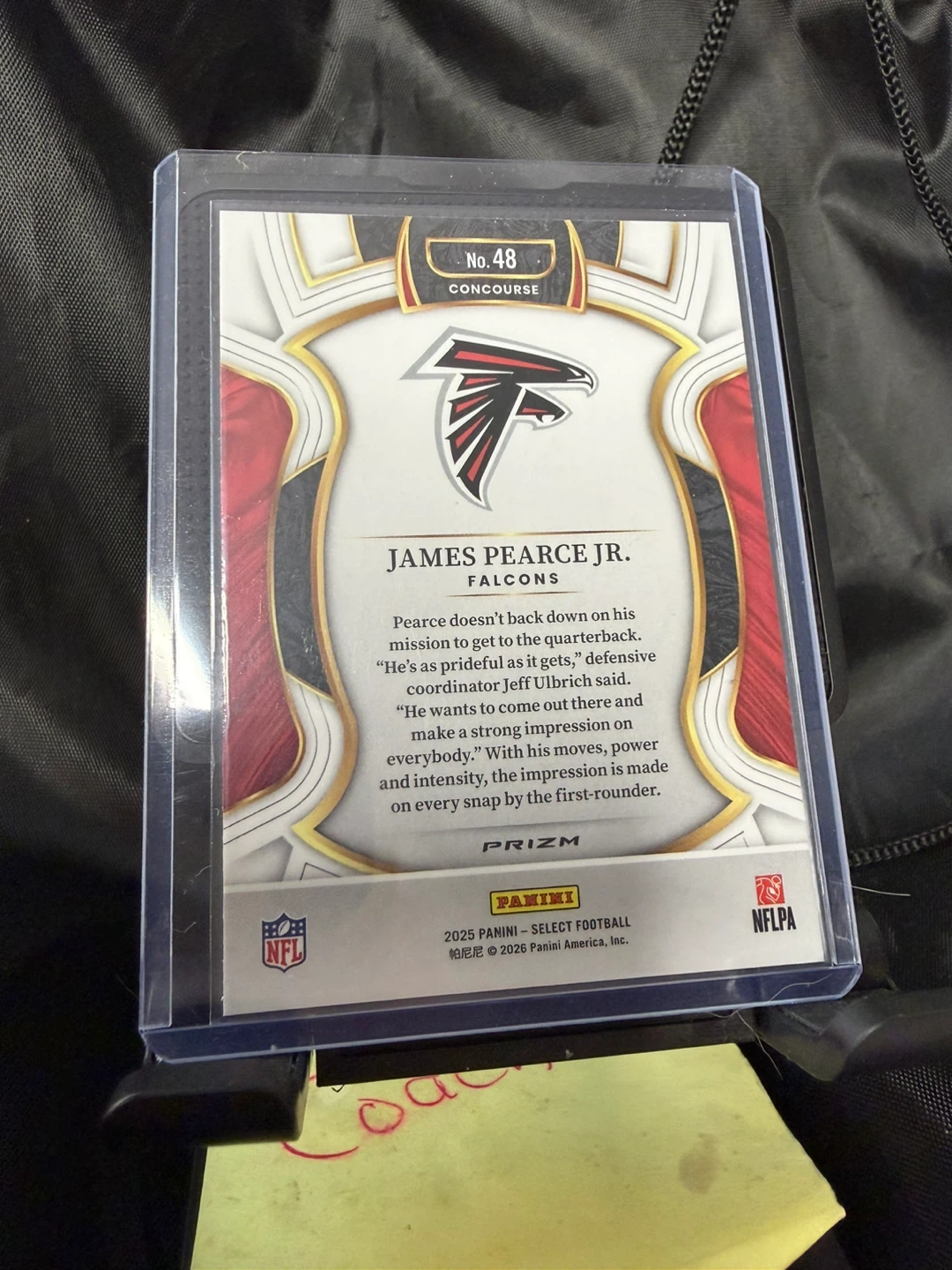 2025 Panini Select James Pearce Jr. Silver Concourse Rookie Card - photo 2