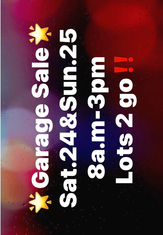 Garage Sale sat.24 and sun.25 @8am-3pm - photo 2