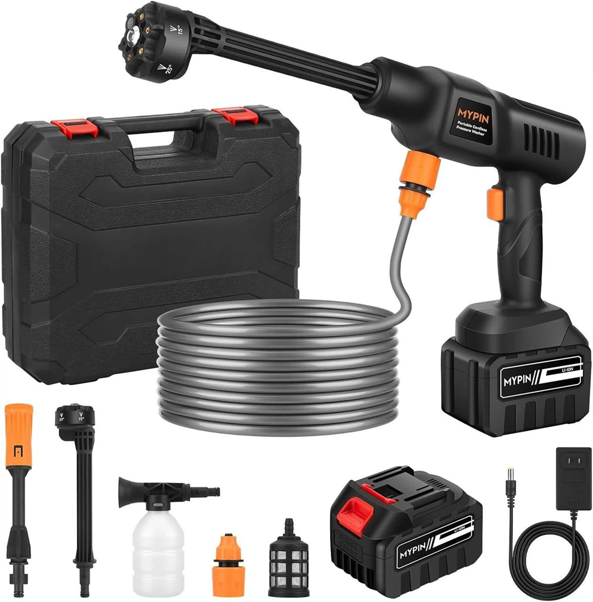 MYPIN Portable Cordless Pressure Washer