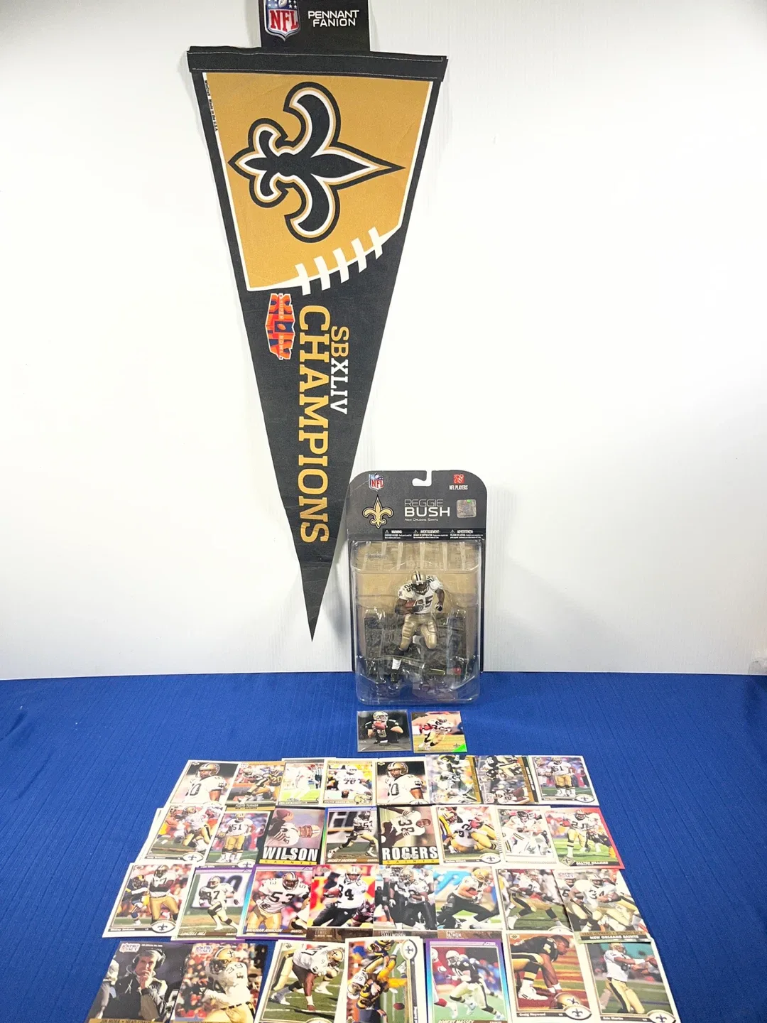 New Orleans Saints Super Bowl XLIV Champions Memorabilia Lot