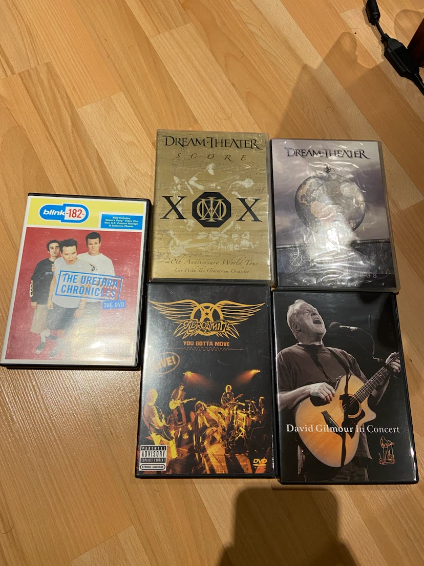 Set of 5 Music Concert DVDs