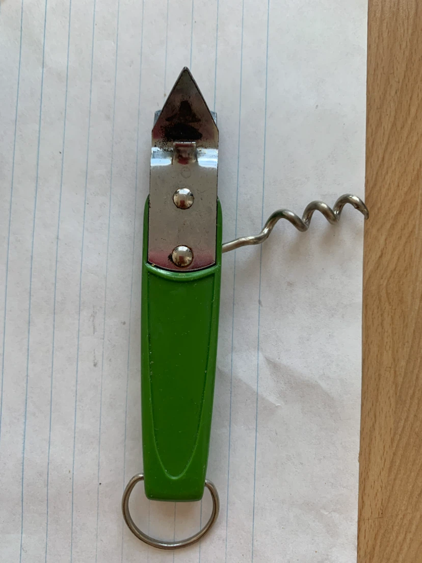 EKCO USA Green Handled Corkscrew and Bottle Opener - photo 2