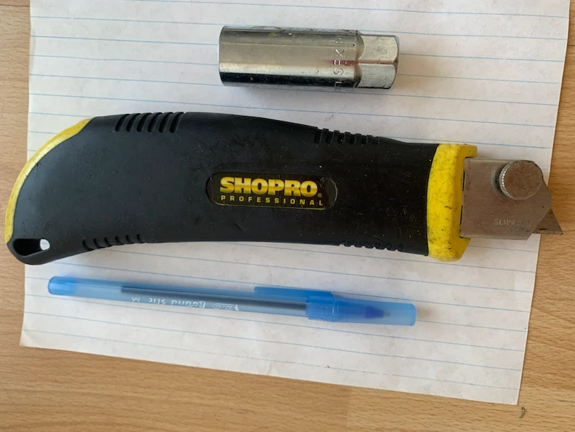 4 item : Knife, Mastercraft Socket and Haussmann Bit - photo 5