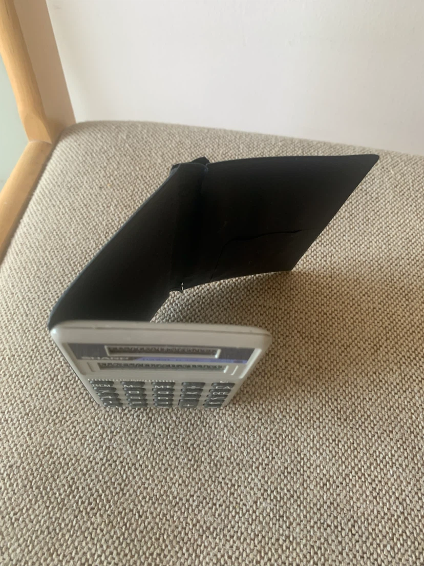 Sharp Elsimate EL-376A Solar Calculator with Wallet - photo 2