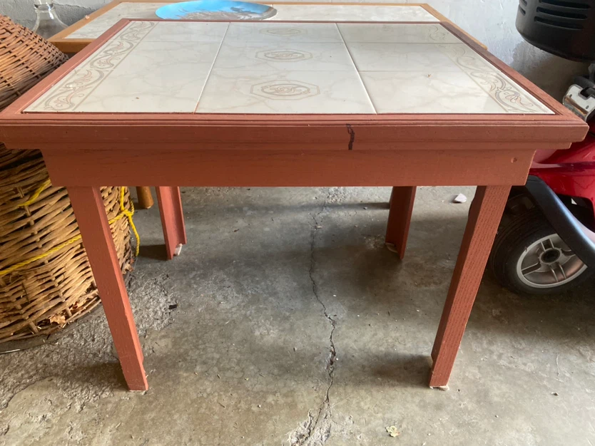 Vintage Tiled side table - photo 2